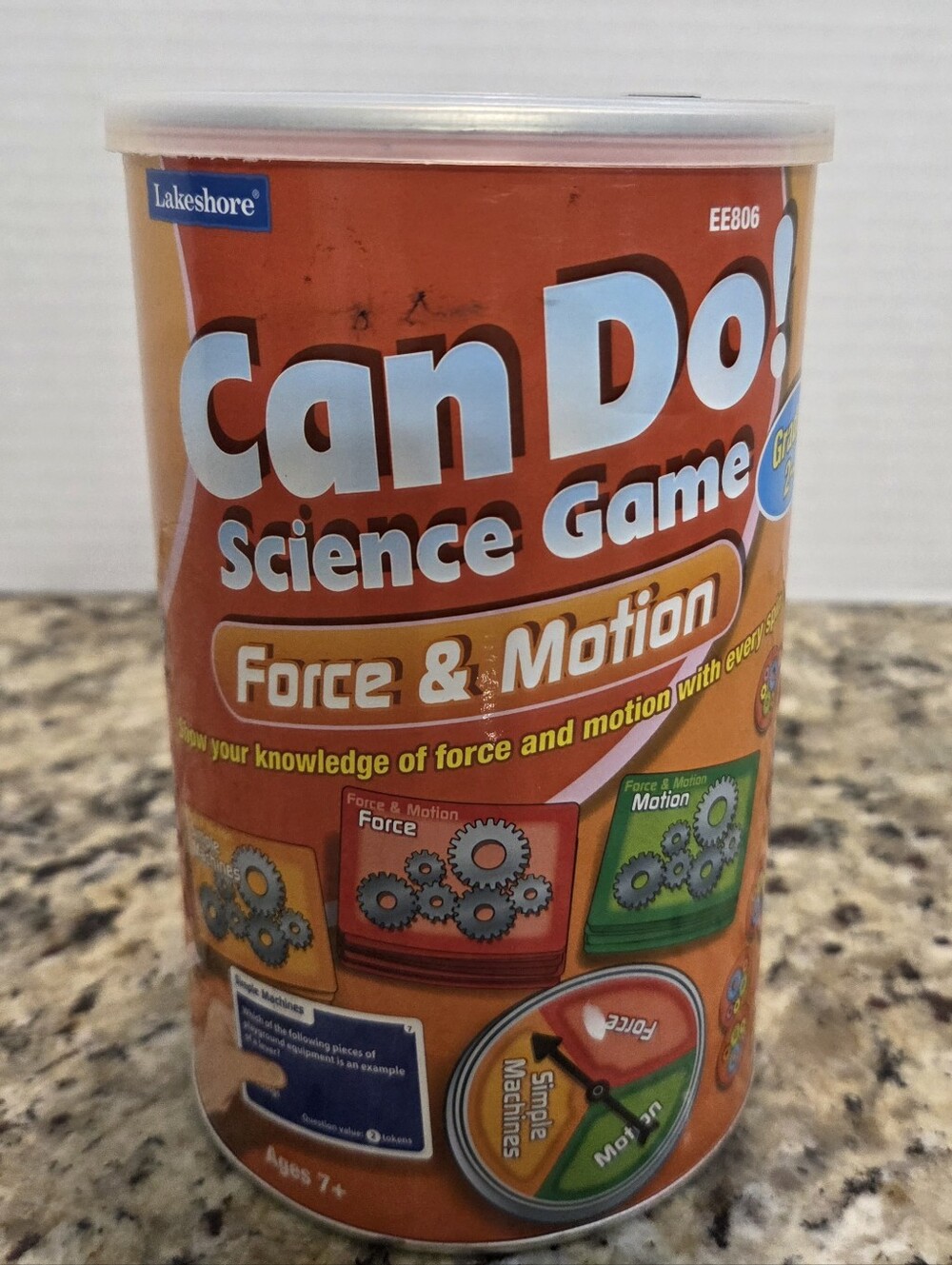 Lakeshore Can Do! Science Game Force & Motion Grades 2-4 EE806 Homeschool